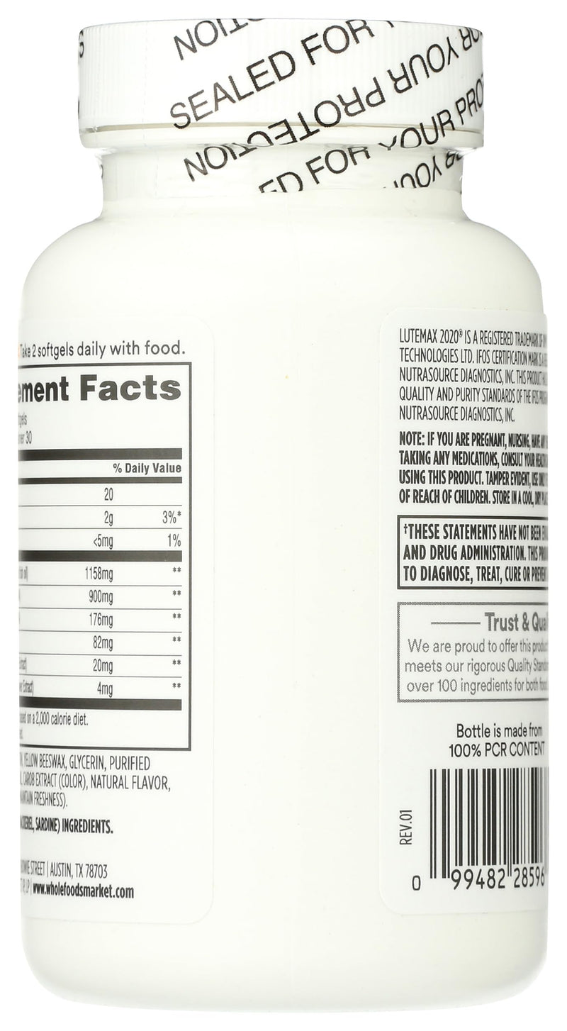 365 by Whole Foods Market, Omega Eye Care, 60 ct