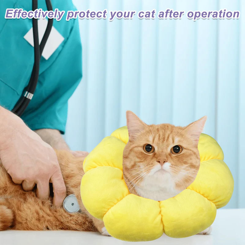 Newpop Cat Neck Collar, Leak Protection Adjustable Cat Collar, Cat Neck Collar, Cat Collar, Soft Protective Collar, Recovery Collar, Small Dog After Surgery Cat Collar - BeesActive Australia