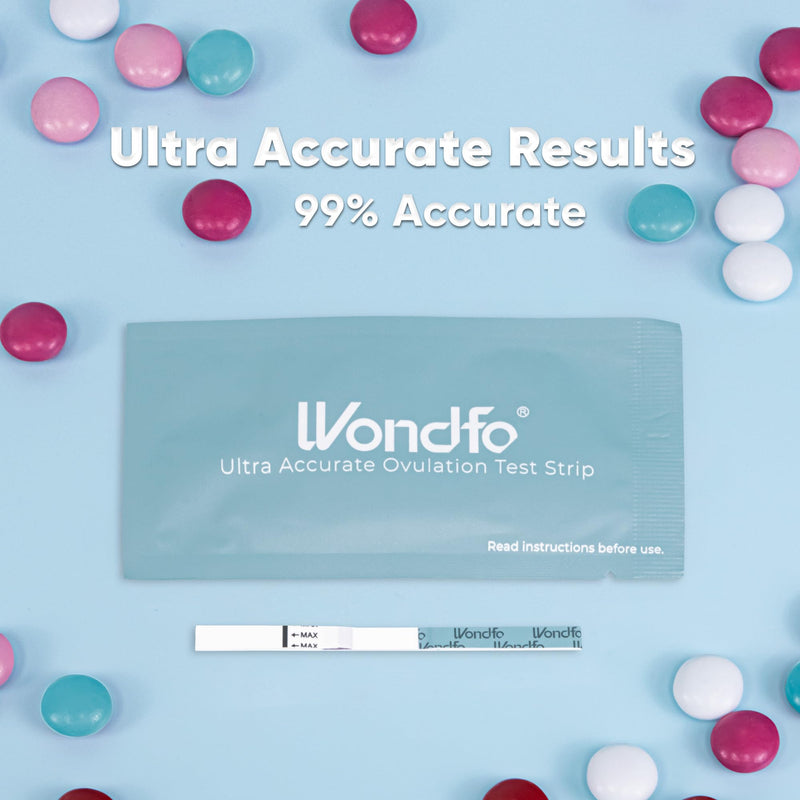 Wondfo Ultra Accurate Ovulation Test Strips -Ovulation Urine Tests with Numerical Result, Fertility Cycle Monitoring- 20 LH Test - BeesActive Australia