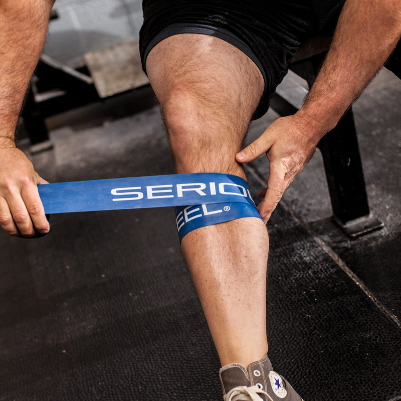 Serious Steel Mobility & Recovery (Floss) Bands |Compression Band | Tack & Flossing Band (7' L x 2" W) Single - Blue - BeesActive Australia