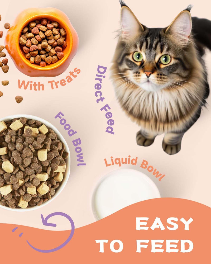 Collagen for Cats - Grass Fed Cat Collagen Drops - Cat Joint Supplement - Skin & Coat, Digestive & Immune Support - Senior Cat Supplement with MSM, Hyaluronic Acid, Biotin - Roast Chicken Flavor