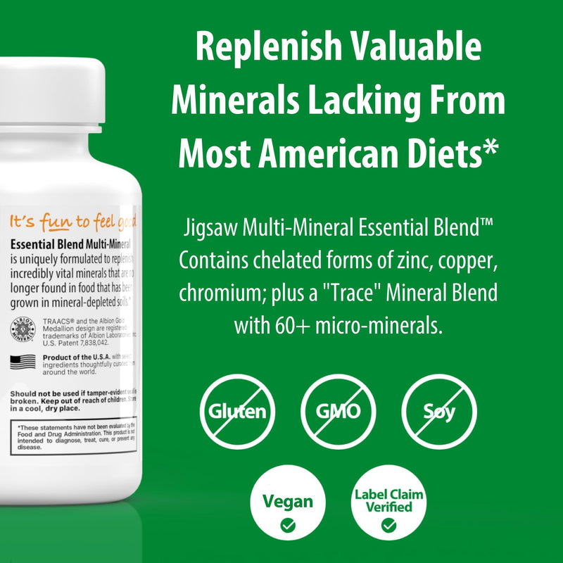 Jigsaw Health Multi-Mineral Essential Blend | 90 Capsules | 90 Servings