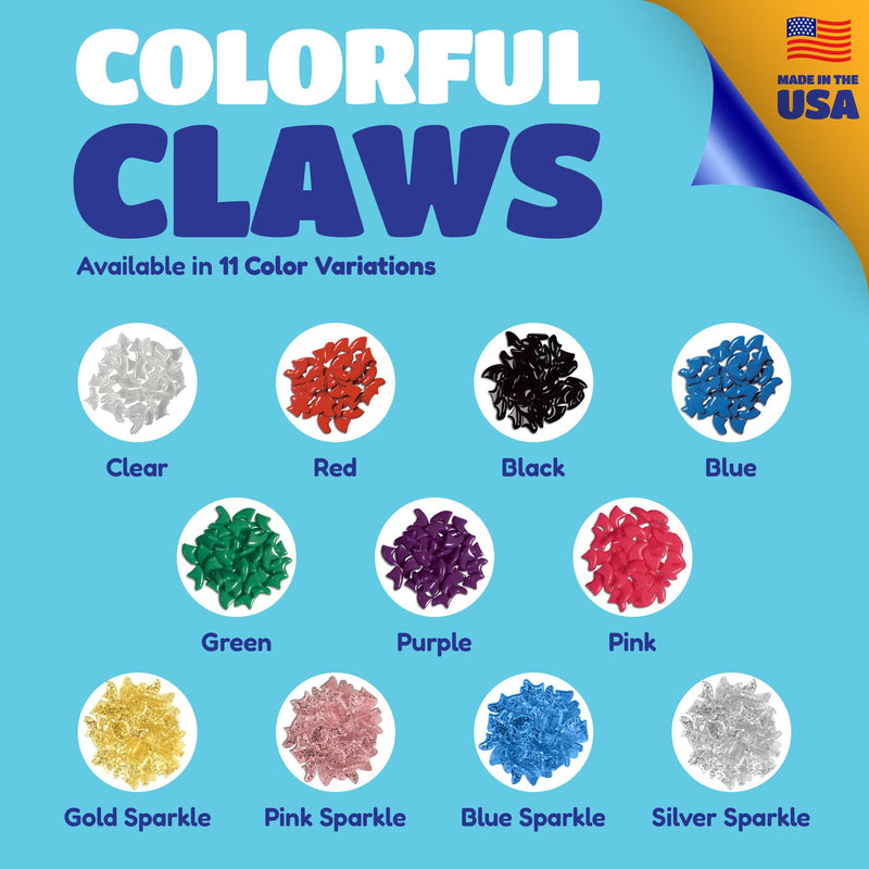 Soft Claws for Cats - CLS (Cleat Lock System), Size Medium, Color Blue - BeesActive Australia