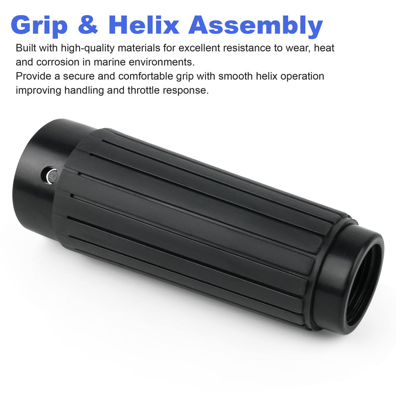 Outboard Handle Grip & Helix 436275 0436275 for OMC Evinrude Johnson 5 to 40HP Engines from 1994 to 2006 - BeesActive Australia