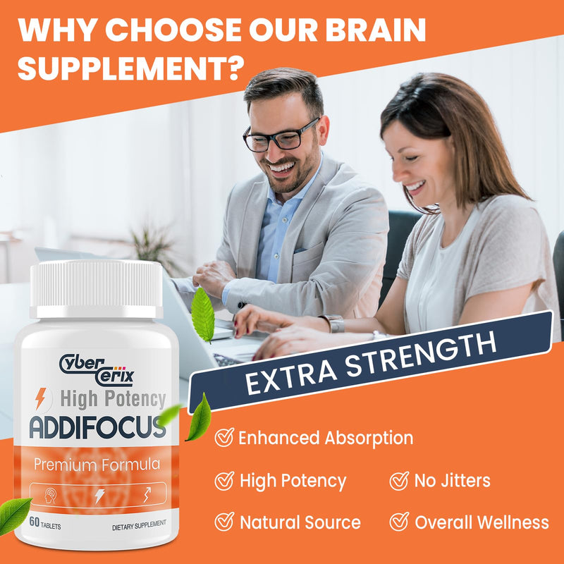 17-in-1 Brain Supplement for Memory and Focus - Nootropic Brain Supplement for Concentration, Clarity, Energy & Focus - Natural Caffeine Blend with Vitamins, Amino Acids & Herbal Extracts - 60 Tablets 60 Count (Pack of 1)
