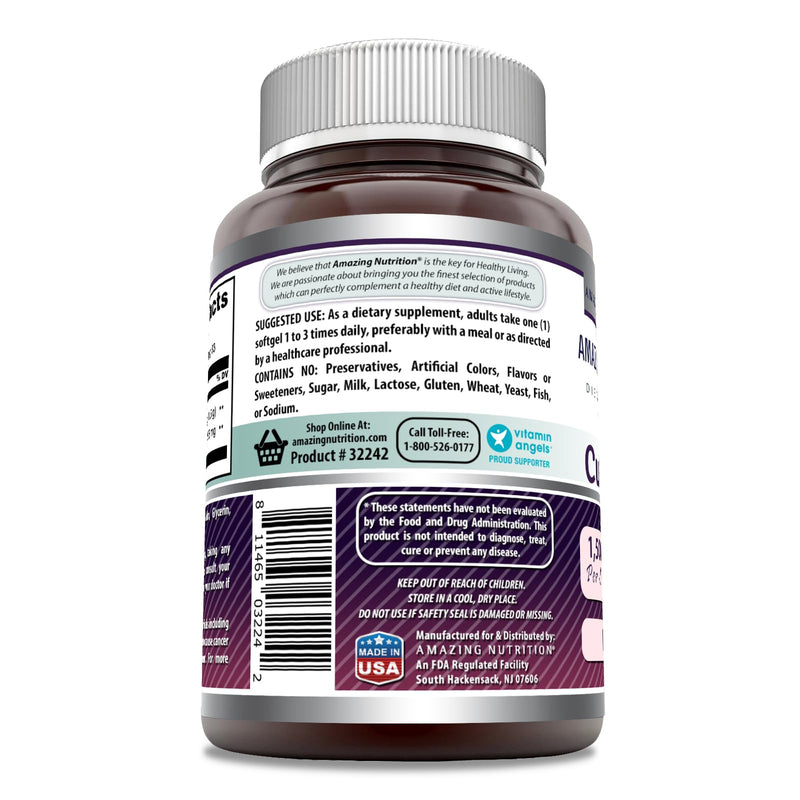 Amazing Formulas Black Currant Oil 1500 Mg Per Serving | Softgels | with GLA (Gamma-Linolenic Acid) | Non-GMO | Gluten Free (1 Pack, 100 Count) 1 Count (Pack of 1) - BeesActive Australia