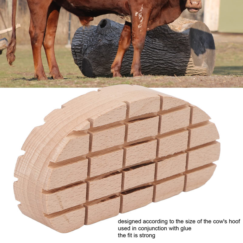 10Pcs Wooden Horse Hoof Pad,Waterproof Breathable Cow Hoof Triming Pads,Strong Fit Horses Horses Hoof Pads,for Cows Horses - BeesActive Australia