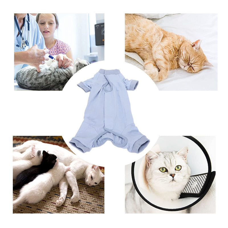 OPPWONG Cat Recovery Suit, Breathable Post-Surgery Recovery Shirt, Cat Onsie, Cat Onesie for Cats Post-Surgery, Female Anti-Lick Wounds for Small, (S) S - BeesActive Australia