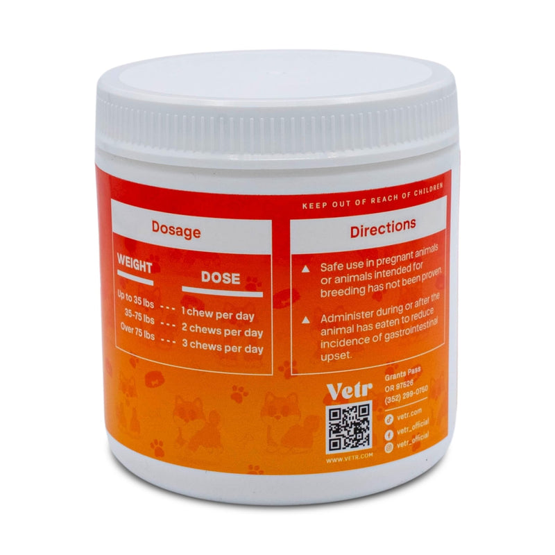 Vetr Dog Multivitamin Treats, 120 Chews Chicken Flavor, Daily Pet Dog Vitamins and Supplements with Glucosamine, Chondroitin, & Probiotics, Hip & Joint, Immune Support, & Digestive Care