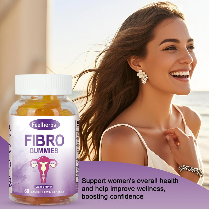 Fibro Gummies for Women, Pack of 2, Multivitamin Inositol Gummies with Inositol, Biotin, Vitamins A, C, D3, E, B6, B12, 60 Gummies Per Bottle