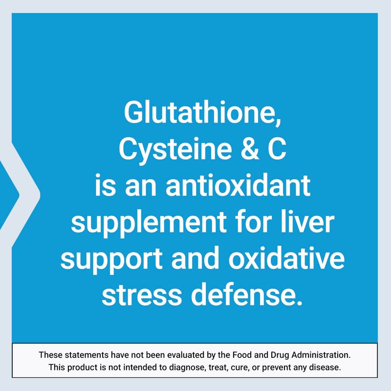 Life Extension Glutathione, Cysteine & C, 100 Capsules | 500 mg Vitamin C, Powerful Antioxidant for Liver Health Support, Gluten-Free & Non-GMO 100 Count (Pack of 1)