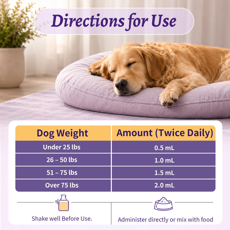 Dog Cancer Supplement 4 oz - Dog Cancer Care and Lumps & Bumps Support, 7 Organic Turkey Tail Mushroom Blend with Turmeric for Dog for Hemangiosarcoma, Hemoabdomen, Cancer & Vascular Support