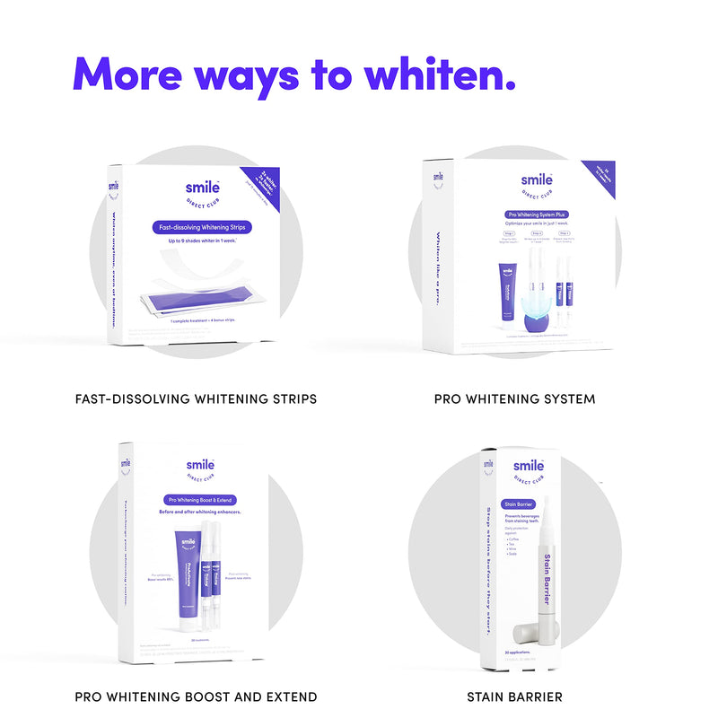 SmileDirectClub Teeth Whitening Kit - 8 1.4ml Gel Pens - Professional Strength Hydrogen Peroxide - Pain Free and Enamel Safe - Up to 9 Shades Whiter in 1 Week 1 Count (Pack of 1) - BeesActive Australia