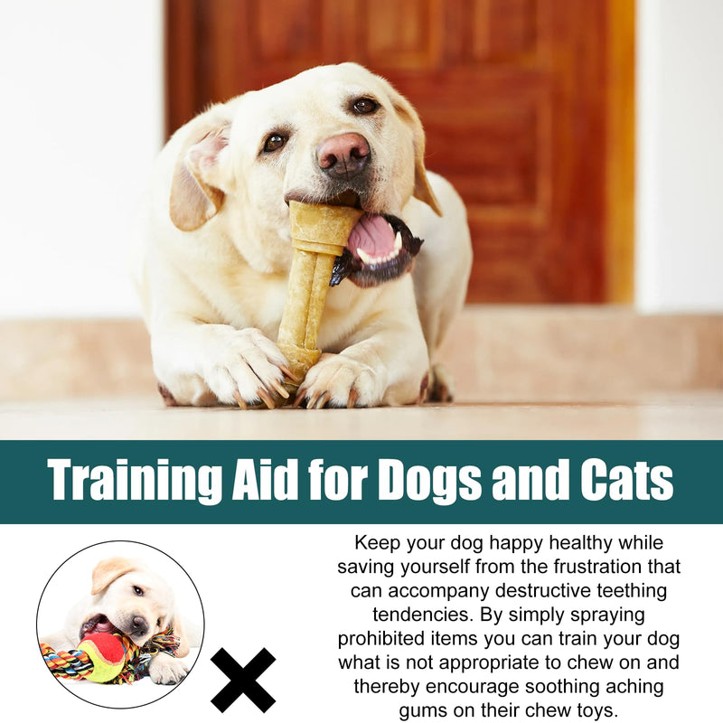 Bitter Apple Spray for Dogs to Stop Chewing, 50ML. No Chew Spray for Dogs. Effective Dog Deterrent Spray for Carpet Furniture. Anti Chew Spray for Dogs Indoor & Outdoor Use. Alcohol-Free & Non-Toxic. green - BeesActive Australia