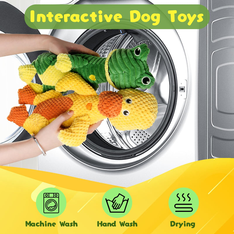 Dog Toy,Wowpetsmart Invincible Chewanimals,Suitable for Heavy Chewing Dogs Teething Toys,Suitable for Small Dogs,No Harm to Teeth(Frog) - BeesActive Australia