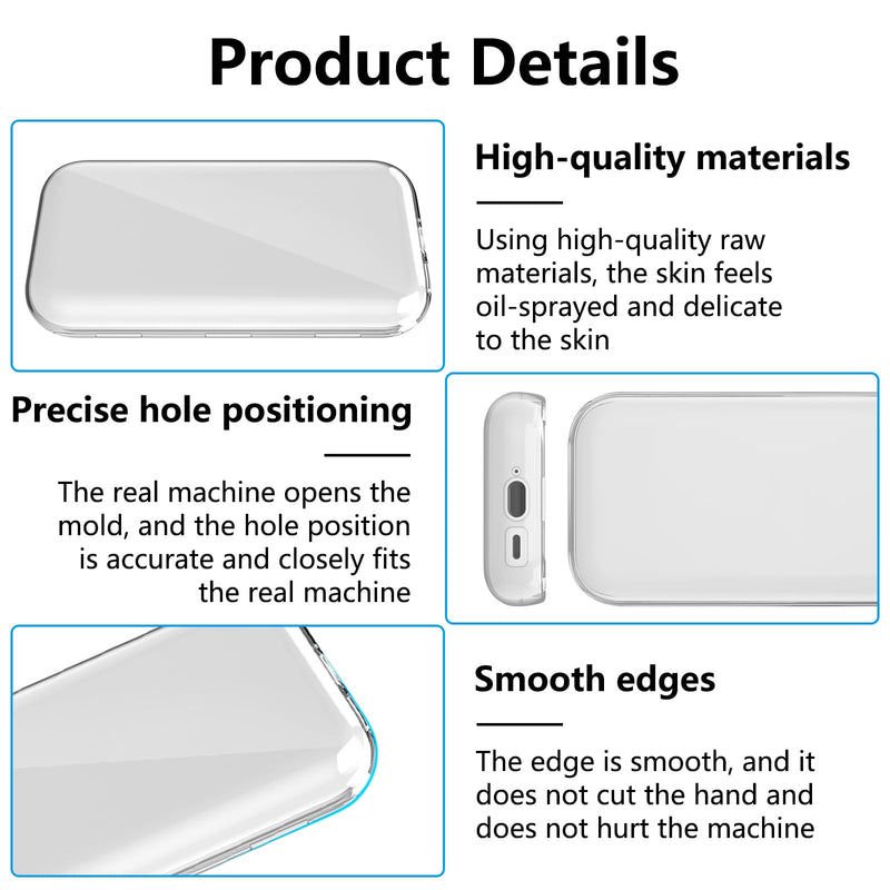 is suitable for Apple Vision Pro battery protective case, anti-drop, anti-scratch, for Apple VR Vision Pro TPU material soft case, suitable for Apple Visual Pro battery accessories Clear - BeesActive Australia