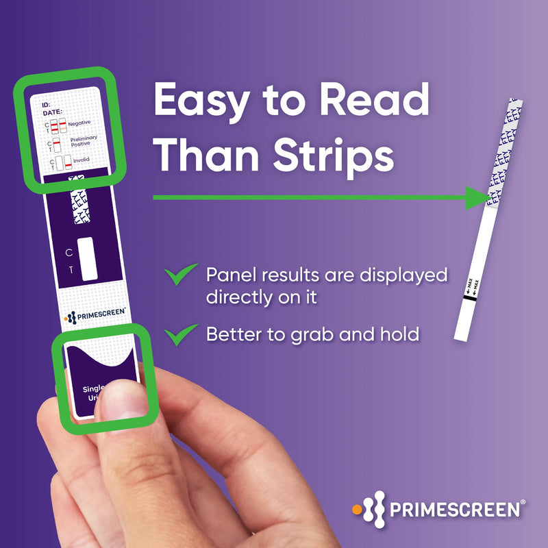 Prime Screen [25 Pack] Fentanyl Urine Test Kit - Dip Card Testing Fentanyl Use - WFTY-114