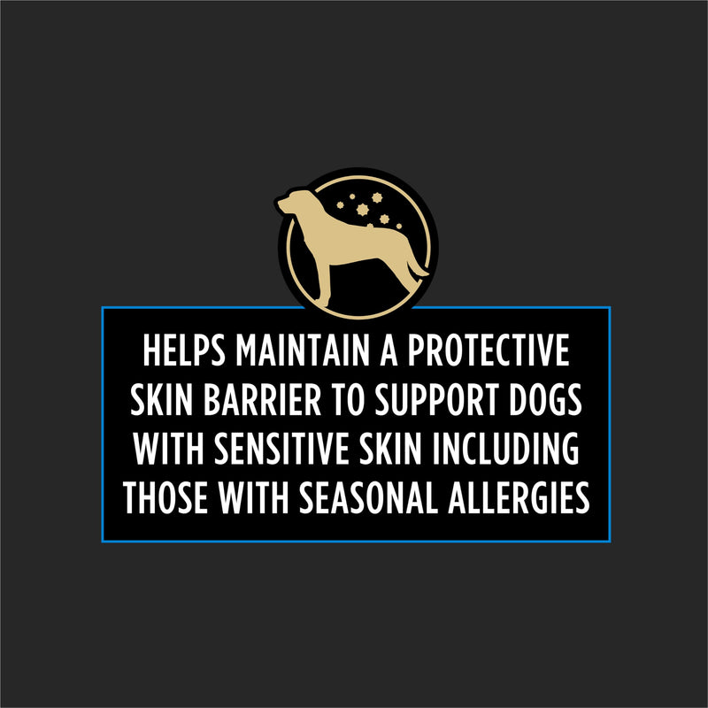 Purina Pro Plan Veterinary Skin Care Soft Chew Dog Supplements with Omega-3 Fish Oil, EPA, DHA to Support Seasonal Allergies & Strong Immune System - (Pack of 1) 60 ct. Pouches 60 Chews (1 Pack)