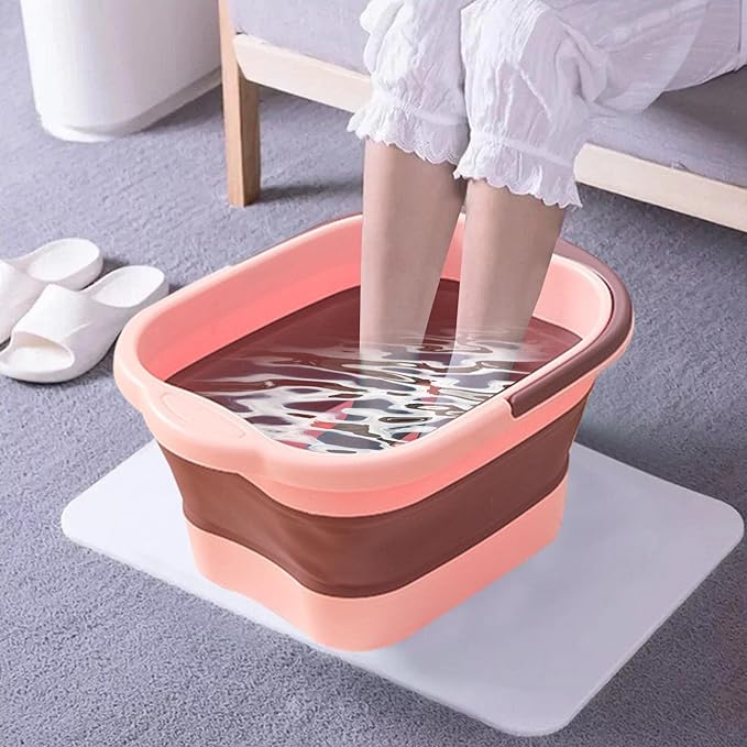 Foldable Foot Bath Tool - Tub Basin Tools Foot Spa Foldable Foot Bath Tub | Foot Soaking Bath Basin Foldable Foldable Foot Bath Bucket Tub for Home Spa Outdoor Travel - BeesActive Australia