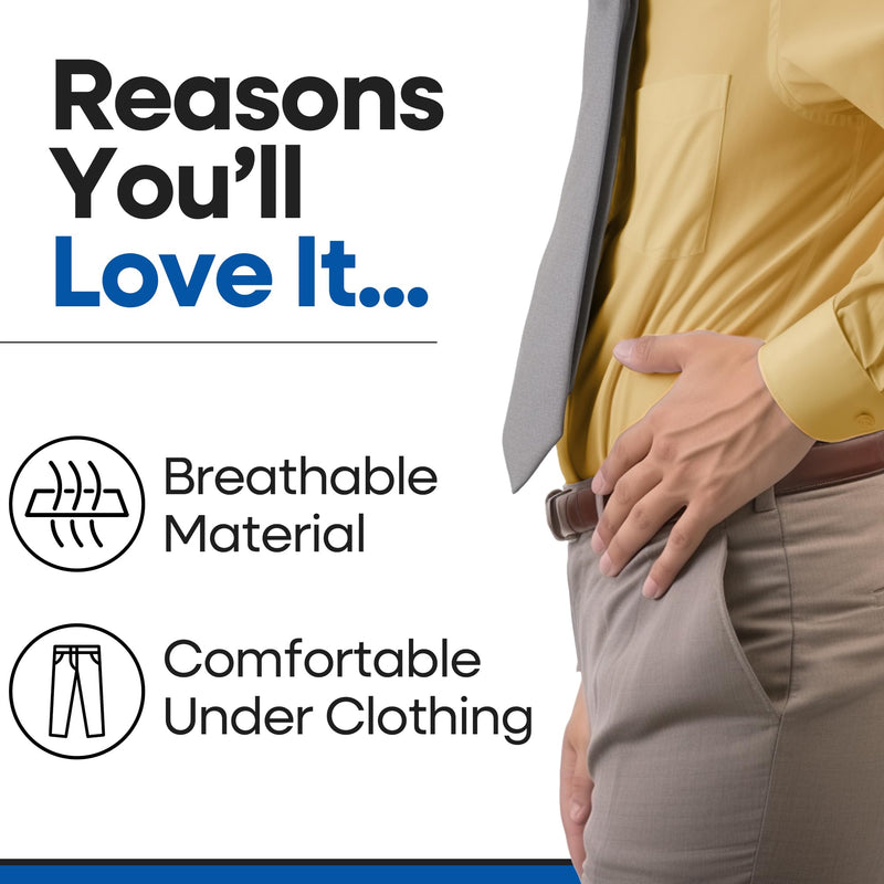 Hip Brace Thigh Compression Sleeve | Sciatica Pain Relief Device | Hamstring & Groin Compression Sleeve Wrap for Sciatic Nerve Relief | Hip Support Braces Thigh Brace for Women & Men SMALL / LEFT LEG Small/Medium - BeesActive Australia