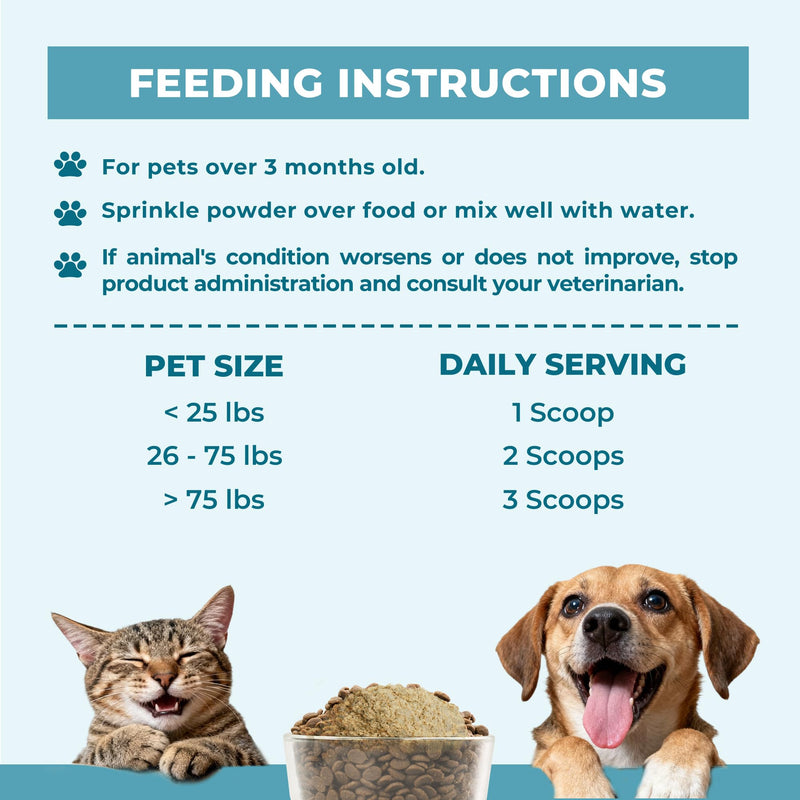 Wellix 7.05 oz Cat & Dog Anal Gland Treatment Powder with Psyllium Husk, Natural Pumpkin Cranberry Formula Dog Analgland Treatment, for Cat & Dog Gas Relief, Digestive Support - Chicken Flavor
