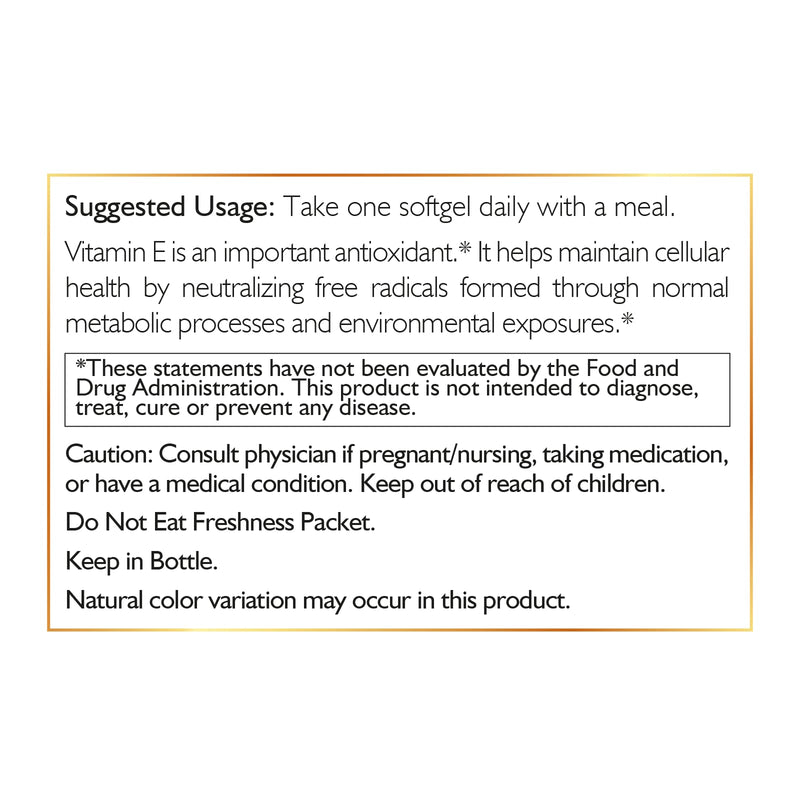 Coco March Natural Vitamin E 400 IU -Mixed Tocopherols, Beauty Ally, 3 Month Supply - Gluten Free, Paleo Friendly, Dairy Free, Keto Friendly, GMO Free, 100 Softgels - BeesActive Australia