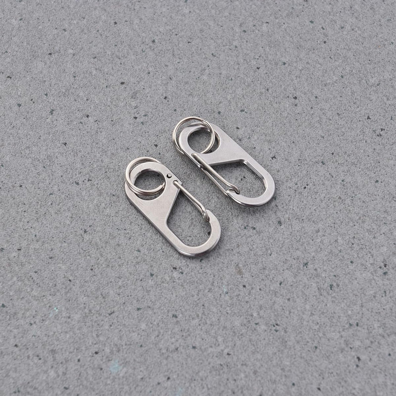 POPETPOP Pack of 2 dog tag clips for dogs and cats collars and harnesses (silver) - BeesActive Australia