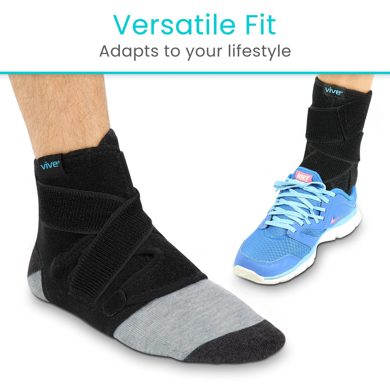 Vive Ankle Brace – Plantar Fasciitis Brace & Ankle Compression Sleeve for Achilles Tendonitis Relief, Heel Spur Support Wrap for Sprained Ankle, Tendon, Foot Pain, Heel Spur, Running Feet Sprain - BeesActive Australia