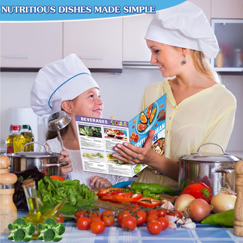 3 Piece Mediterranean Diet Food List Ingredients Meal Planner Manual Restricted Diet Foods - Avoidance Guide Net Carb Calorie Servings Weight Loss Diet Diabetes Friendly Easy Recipes for Beginners