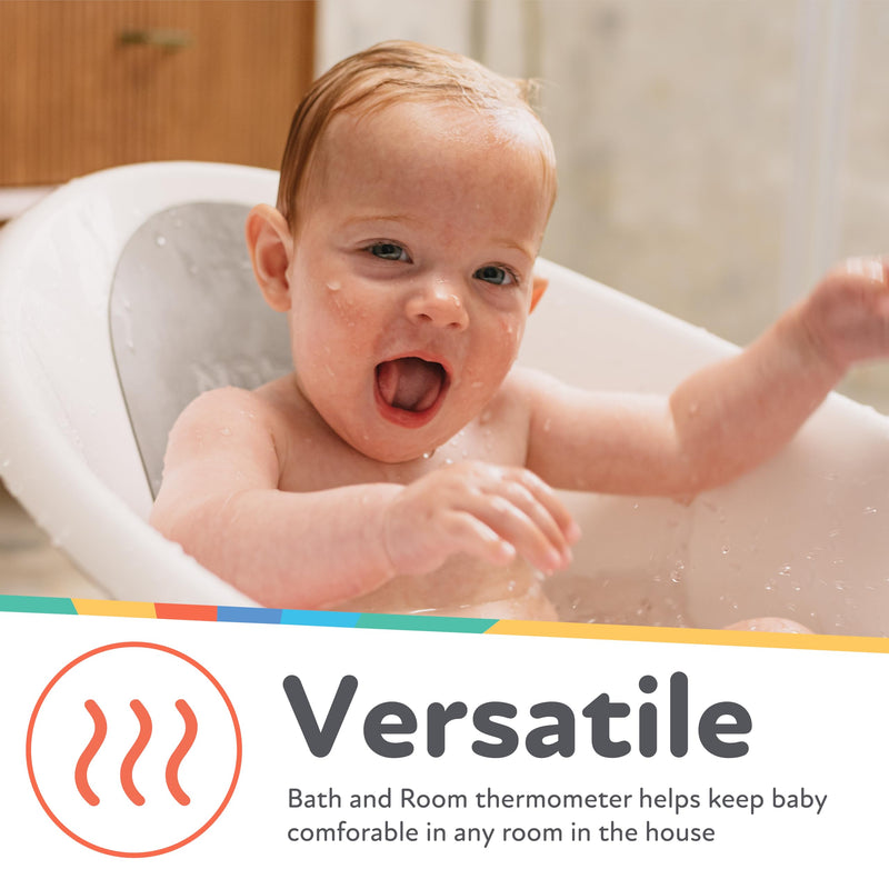 Nuby Bath and Room Digital Thermometer - Baby Thermometer for Safe and Cozy Bath and Room Temperatures - Penguin - BeesActive Australia