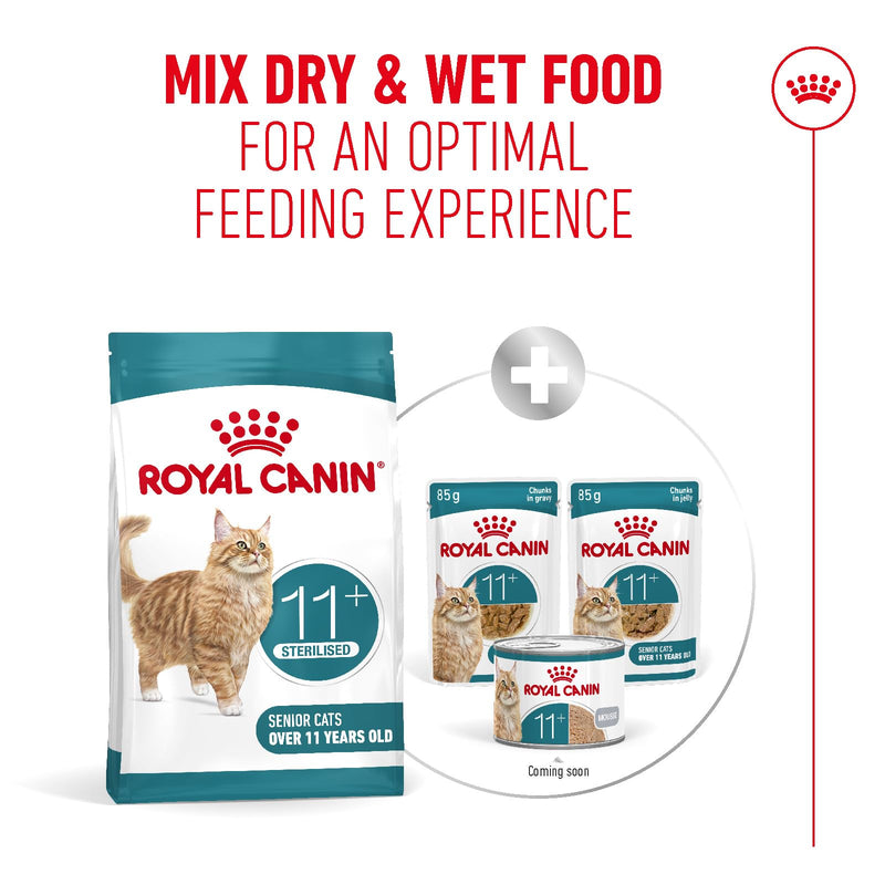Royal Canin Sterilised Ageing 11+ Senior Dry Cat Food 400g