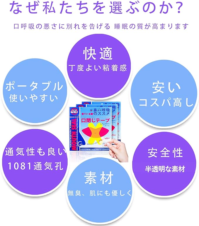 (240 times) Hosfaton Anti-snoring goods Anti-snoring tape Mouth-closing tape Reduces snoring Promotes nasal breathing Improves sleep quality Nasal expansion tape Prevents dry throat and improves bad breath Mouth tape -  Australia