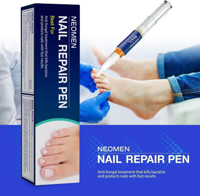 Nail Fungus Pen, Toenail Fungus Pen Treatment for Toenail & Fingernails, Nail Repair Pen For Nail Damage, Discoloration by Fungi - 2 pc 0.13 Fl Oz (Pack of 2) - BeesActive Australia