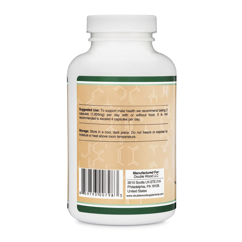 Tribulus Terrestris for Men (Purest 95% Saponin Content) 210 Capsules, 1,000mg Concentrated Fruit Extract (Third Party Tested, Vegan Safe, Non-GMO) for Stamina and Energy by Double Wood - BeesActive Australia