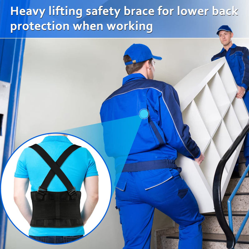 Back Brace Lumbar Back Support Belt for Women and Men - Lower Back Pain Relief - Heavy Lifting Support with Removable Adjustable Belt for Moving and Warehouse,M/L(30"-37") M/L(30"-37") - BeesActive Australia
