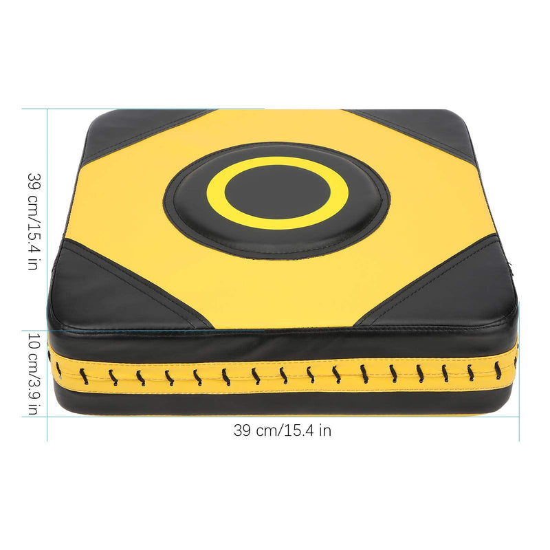 PU Wall Punch Target Wall Boxing Focus Target Fighting Pad Taekwondo Training Bag Household Boxing Training Equipment (Black and Yellow)