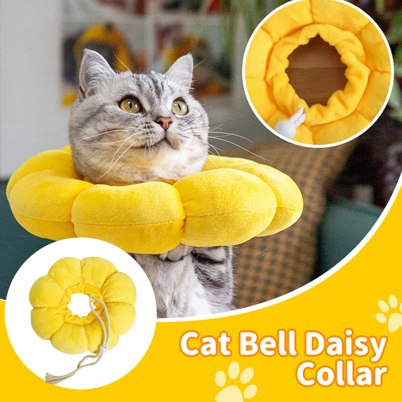 Thoquene Soft Cat Neck Brace, Adjustable Neck Brace, Sunflower Leak Protection Cat - BeesActive Australia