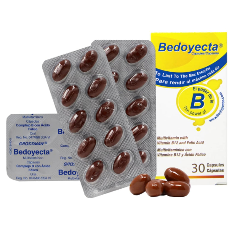 Bedoyecta Multivitamin and Supplement for Men and Women, 50 Capsules
