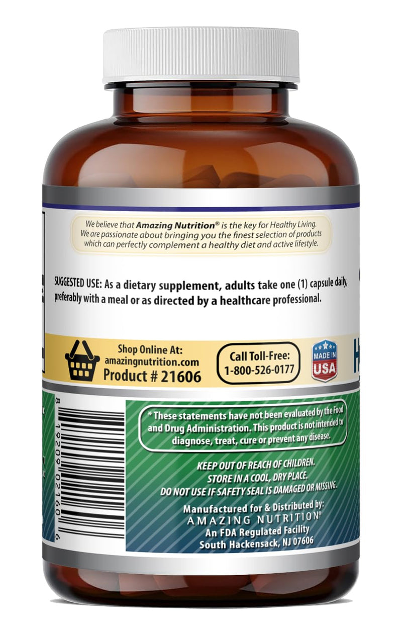 Amazing Formulas Hyaluronic Acid 100mg 250 Capsules Supplement | Non GMO | Gluten Free | Made in USA Unflavored - 250 Count (1 Pack) 250 Count (Pack of 1)
