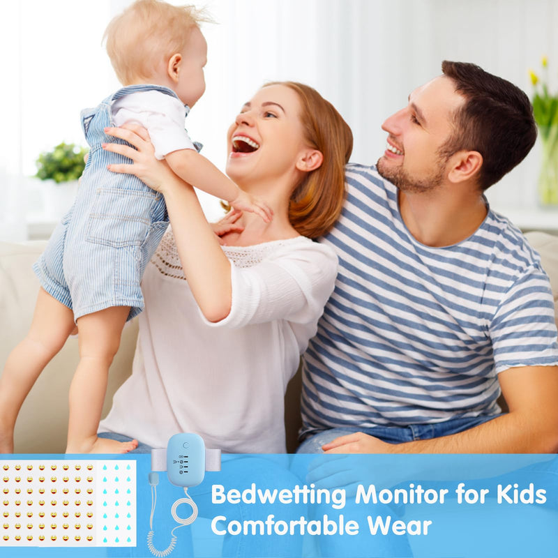 Bedwetting Alarm for Boys Girls Kids, Loud Sound and Strong Vibration, USB Rechargeable Potty Alarm, Bed Wetting Pee Alarms for Older Kids Boys and Girls - BeesActive Australia