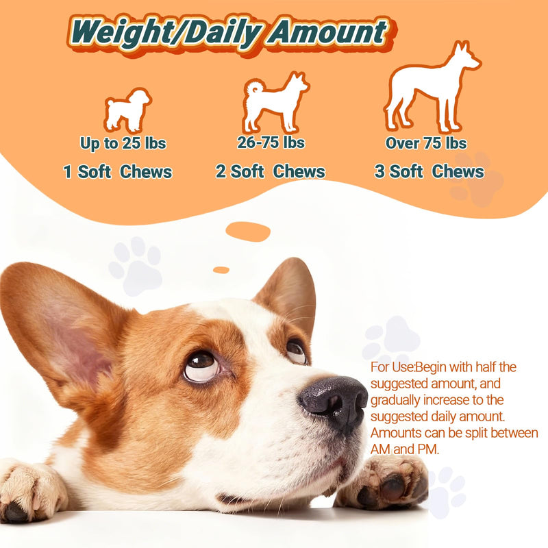 Dog Allergy Chews - Yeast Balance & Itching Relief, Immune and Skin Support for Seasonal Allergies, Gut Health Blend, Lamb Flavor, 120 Soft Chews Allergy Relief