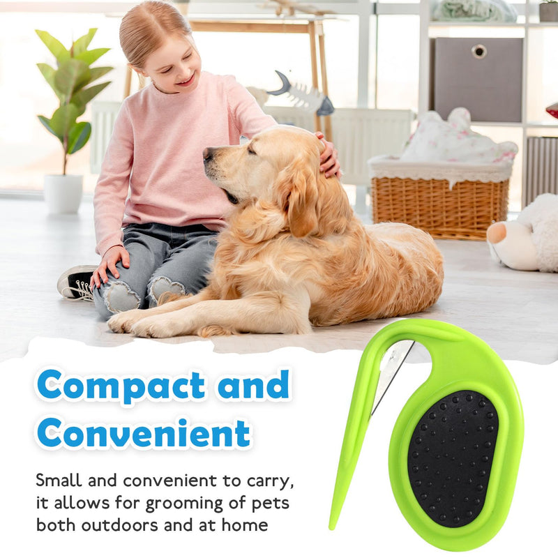 2 Pcs Pet Knotting Comb - 3 in 1 Grooming Tool for Cats and Dogs - Easy to Use - Removes Tangles and Knotted Hair - Suitable for All Pets - Professional Grooming at Home - BeesActive Australia