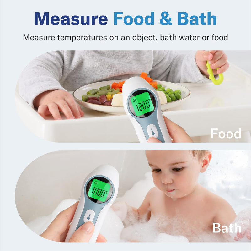 Alcedo Forehead and Ear Thermometer for Adults, Kids, and Baby | Digital Infrared Thermometer for Fever | Touchless, Instant Read, Medical Grade | Pouch and Batteries Included - BeesActive Australia