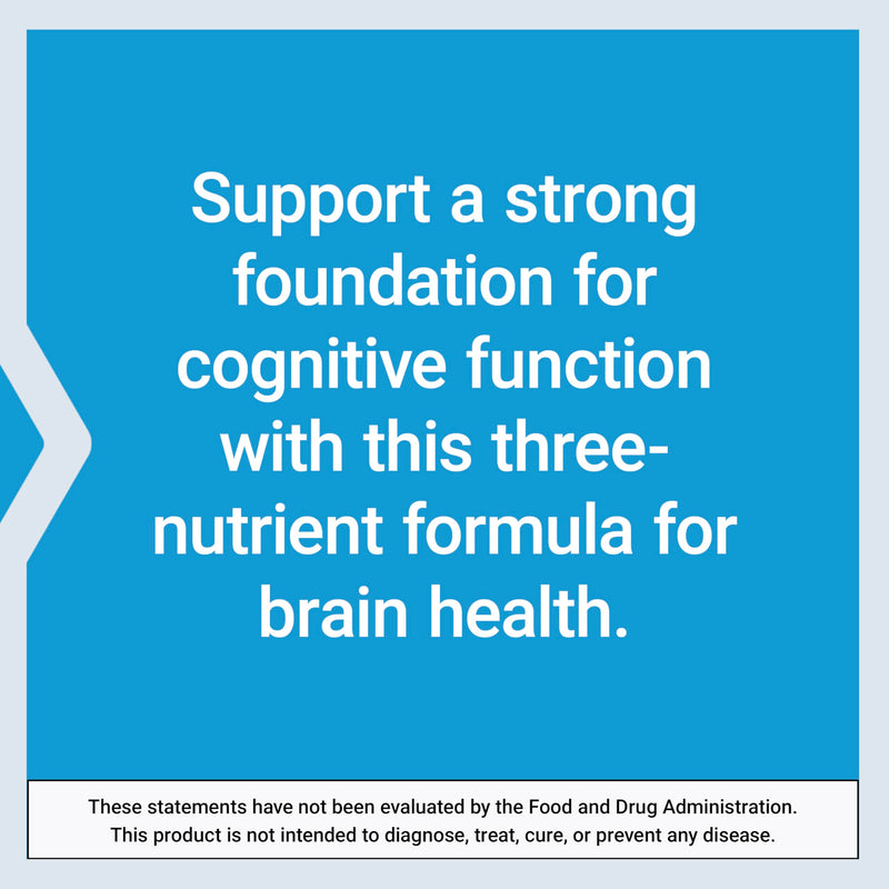 Life Extension Cognitex Basics, 30 Softgels - Multi-Nutrient Formula for Brain Health Support, Targeted Nutrition for Memory, Focus, Attention & Overall Cognitive Performance - Non-GMO, Gluten-Free