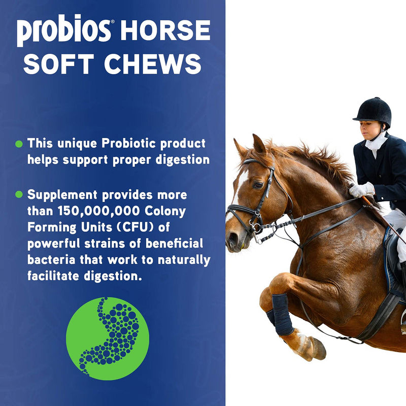 Probios Horse Soft Chews, Apple Flavor, Net Weight 1.32 lbs(600 Grams)