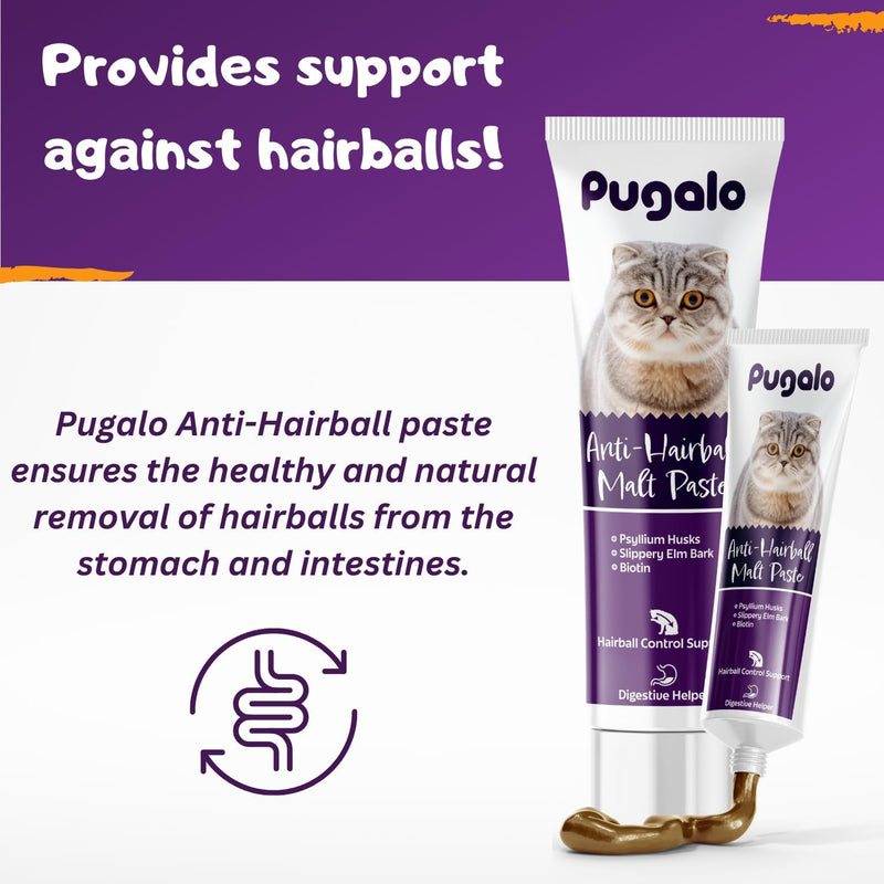 Cat Hairball Remedy, Cat Hairball Malt Paste 100ml, Hairball Gel for Cats 3.5oz - BeesActive Australia