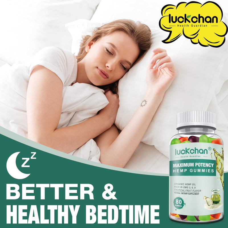 Hemp Gummies Advanced Extra Strength for Sleep, Pain, Anxiety