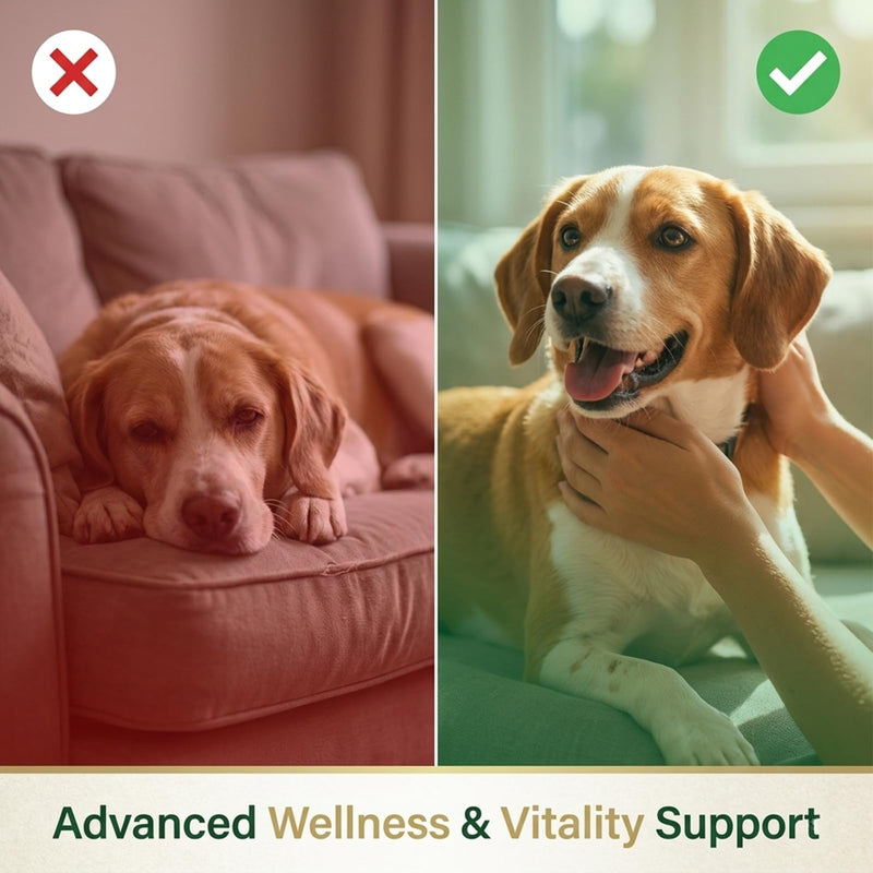 Yunnan Sanqi Capsules for Dogs - Herbal Circulation, Blood Flow & Vitality Support, Helps Manage Hemangiosarcoma-Related & Minor Bleeding -90 Capsules