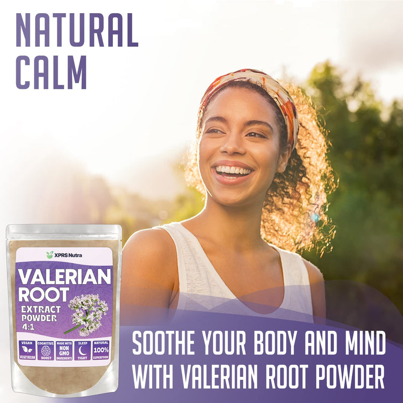 XPRS Nutra Valerian Root Extract Powder 4:1 - Premium Valerian Root Powder for Cognition - Vegan Friendly Herbal Sleep Assist (4 Ounce) 4 Ounce (Pack of 1) - BeesActive Australia