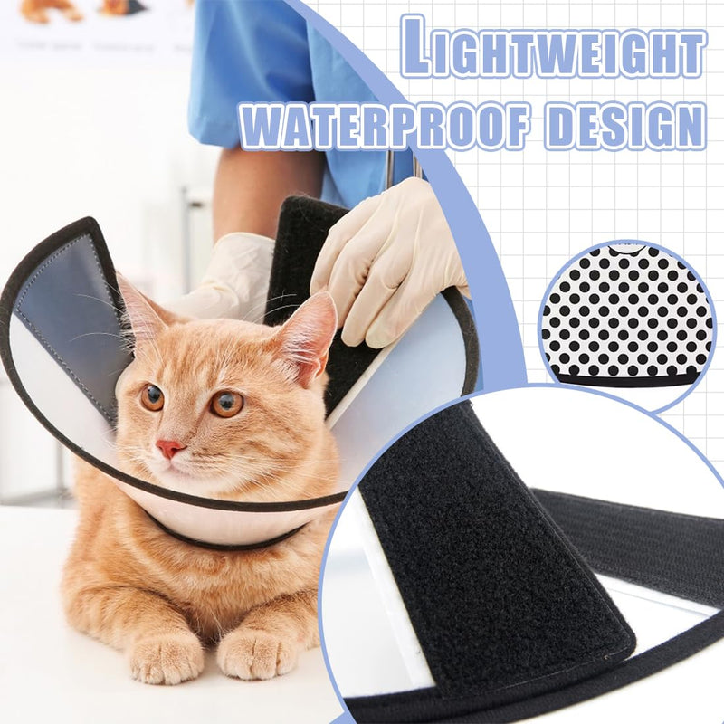 WeddHuis Pets Plastic Elizabethan Neck Brace for Pets, Soft Cat Protective Collar, Suitable for Kittens and Puppies - BeesActive Australia